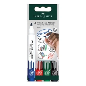 Marker Whiteboard vf Rotund Set4 W20 Faber-Castell
