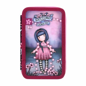 Penar echipat Gorjuss, 3 compartimente Fairy Dusk