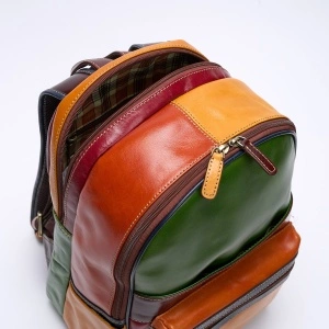 Rucsac Multicolor Cu Buzunare Aplicate - Img 4