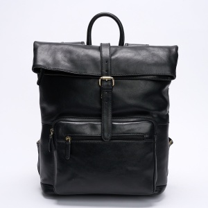Rucsac Negru Inchis Cu Clapa