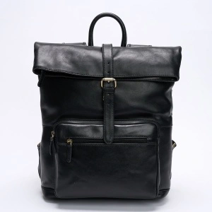 Rucsac Negru Inchis Cu Clapa