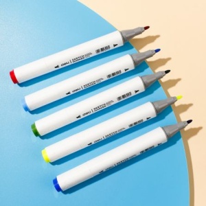 Set 24 Markere Sketching Vf. Dublu 1/7MM Cutie Plastic Color Emotion - Img 6