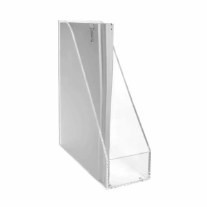 Suport documente vertical Maul, din sticla acrilica, transparent - Img 2