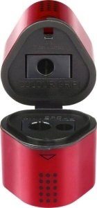 Ascuțitoare Triplă Grip 2001 Roșie/Albastră Faber-Castell - Img 3