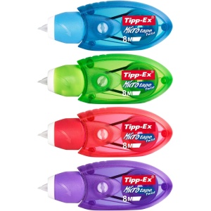 Banda corectoare Bic Tipp-Ex, 5mm x 8m, model Micro Tape Twist - Img 1