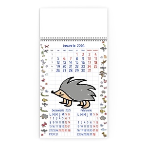 Calendar de perete cu imagini Animalute - Img 2