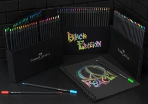 Creioane Colorate 100 Culori Black Edition Faber-Castell - Img 2
