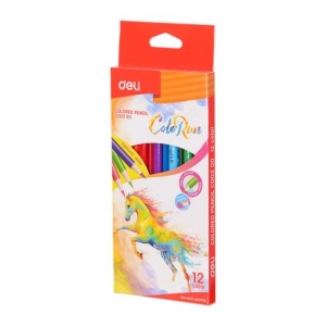 Creioane Colorate 12 Culori Colorun Deli