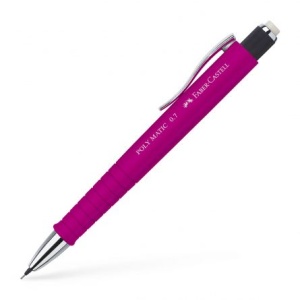 Creion Mecanic 0,7mm Poly Matic Roz Faber-Castell