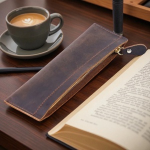 Husa Maro-Cafea Vintage Tip Penar - Img 3