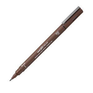 Liner Sepia Brush (varf pensula), pe baza de apa