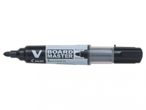Marker Whiteboard Negru 6mm Varf Rotund Vboard Pilot - Img 1