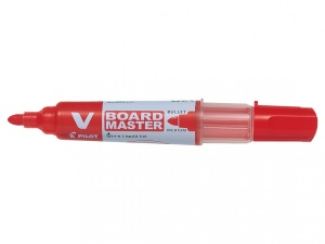 Marker Whiteboard Rosu 6mm Varf Rotund Vboard Pilot - Img 1