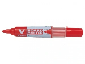 Marker Whiteboard Rosu 6mm Varf Rotund Vboard Pilot
