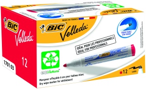 Marker Whiteboard Rosu Velleda 1701 Bic - Img 3
