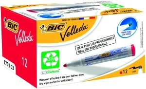 Marker Whiteboard Rosu Velleda 1701 Bic - Img 3