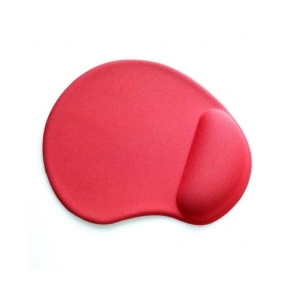 Mousepad Omega, suport pentru incheietura cu gel moale si confortabil, 23x18cm, rosu - Img 2