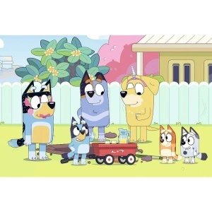 Puzzle carton 100 piese Trefl Bluey, +5 ani - Img 2
