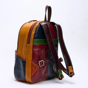 Rucsac Multicolor Cu Buzunare Aplicate - Img 5