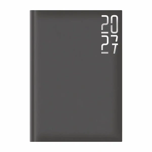 Agenda 2027 Artibest A5 datata, hartie offset alb, coperta gri