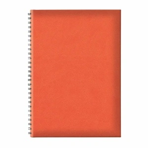Agenda B5 TUCSON, nedatata, hartie offset alb, spira ascunsa, coperta portocalie