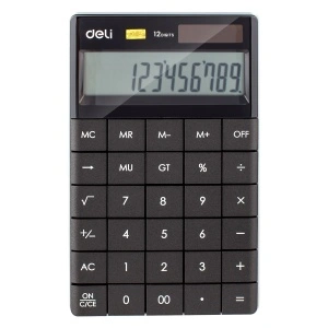 Calculator Birou 12 Dig Modern NegruDeli