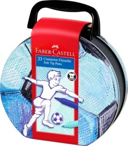 Carioca 33 Culori Connector Fotbal Faber-Castell