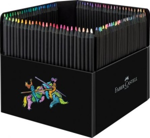 Creioane Colorate 100 Culori Black Edition Faber-Castell - Img 3