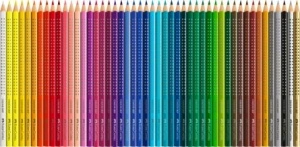 Creioane Colorate 48 Culori Grip 2001 Faber-Castell - Img 2