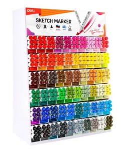 Display 360Buc Sketch Marker 60 Culori Deli