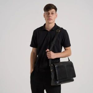 Geanta Dreptunghiulara Cu Clapa Neagra - Img 7