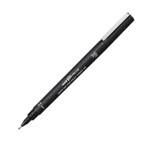 Liner 0.6 Negru UNI PIN-200, pe baza de apa
