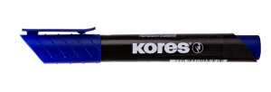 Marker Permanent Albastru Varf Rotund 3mm Kores