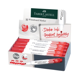 Marker Whiteboard vf Rotund Rosu W20 Faber-Castell - Img 3