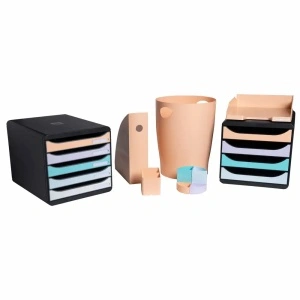 Organizator Exacompta Aquarel, 4 sertare, A4, 347x278x267 mm - Img 7