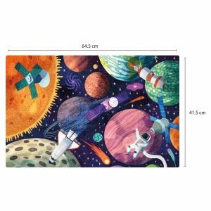 Puzzle Apli, Glow In The Dark, Sistemul Solar, 104 piese, 5x5 cm, - Img 2