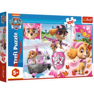 Puzzle carton 100 piese Trefl Paw Patrol, +5 ani