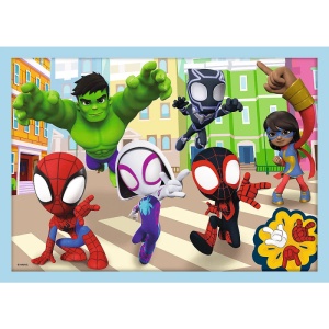 Puzzle carton 4in1 Trefl Spidey - Echipa lui Spidey, +3 ani - Img 3