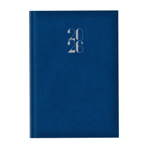 Agenda 2026 Artilux A5 datata, hartie ivory, coperta albastru royal