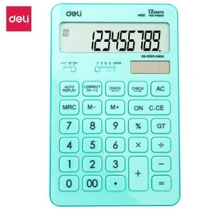 Calculator Birou 12Dig Bleu Pastel Deli