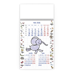 Calendar de perete cu imagini Animalute - Img 6