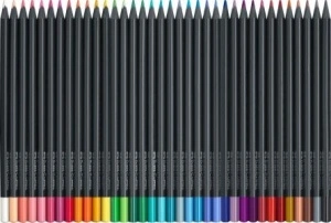 Creioane Colorate 36 Culori Black Edtion Faber-Castell - Img 2