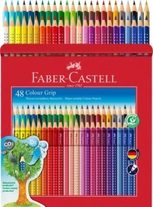 Creioane Colorate 48 Culori Grip 2001 Faber-Castell - Img 3