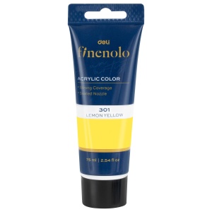 Culori Acrilice 75ml Galben Lamaie Deli - Img 1