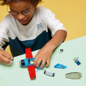 LEGO City, Avion de acrobatii, 59 piese - Img 3