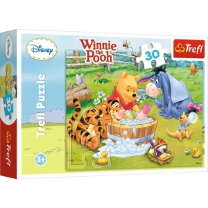 Puzzle carton 30 piese Trefl Winnie the Pooh, +3 ani