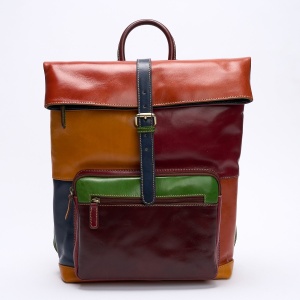 Rucsac Multicolor Inchis Cu Clapa