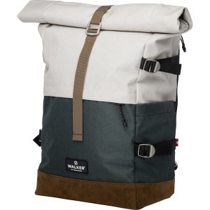 Rucsac Rollup Bicolor Crem Popcorn-Verde Walker - Img 6