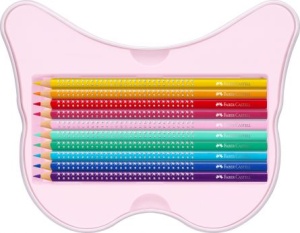 Set Cadou 20 Creioane Colorate Sparkle Butterfly Faber-Castell - Img 4