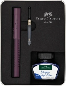 Set Cadou Stilou + Cerneala + Convertor Grip 2011 Berry Faber-Castell